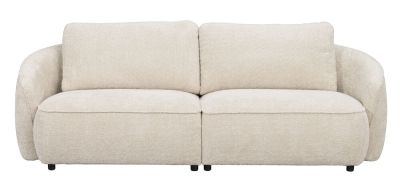 Norris 3-personers sofa lys beige stof