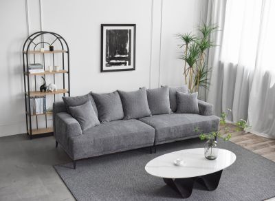 Stockholm 4-personers sofa Grå