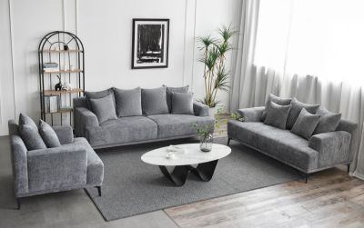 Stockholm 3-personers sofa Grå