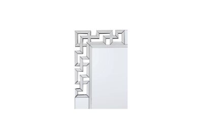 snygg väggspegel med lekfull spegelram